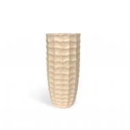 Ваза керамическая Rezon Клин 28 см 28 см бежевая
