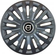 Колпак для колес SJS Volvo 217 R14" 4 шт. черный (110830)