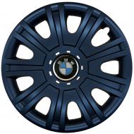 Колпак для колес SJS BMW 319 R15" 4 шт. черный (110917)