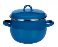 Кастрюля с крышкой Idilia эмалированная Аквамарин 5 л I19161/4