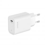 Сетевое зарядное устройство Acclab USB-C QC4.0 White (AL-TC451)