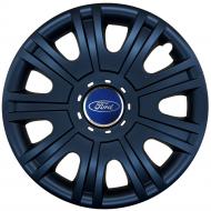 Колпак для колес SJS Ford 319 R15" 4 шт. черный (110925)