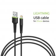 Кабель Intaleo CBFLEXL1 Lightning 1,2 м черный (1283126577673) Кабель Intaleo CBFLEXL1 Lightning 1,2 м черный (1283126577673)