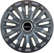 Колпак для колес SJS Geely 313 R15" 4 шт. черный (110030)