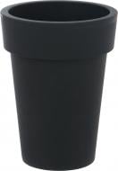 Горшок пластиковый Prosperplast Lofly slim круглый 38,2 л антрацит (70708-433)
