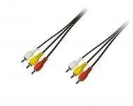 Кабель акустический Piko 3xRCA M - 3xRCA M 1,5 м черный (1283126473951) Кабель акустический Piko 3xRCA M - 3xRCA M 1,5 м черный (1283126473951)