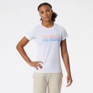 Футболка New Balance ESSENTIALS CELEBRATE WT21507WT р.XS белый