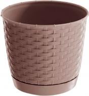 Горшок пластиковый Prosperplast Ratolla round круглый 2 л мокко (70763-7529)