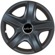 Колпак для колес SJS Kia NEW 340 R15" 4 шт. черный (110051)