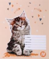Тетрадь школьная Cat 18 листов клетка 2 Мечты сбываются Тетрадь школьная Cat 18 листов клетка 2 Мечты сбываются