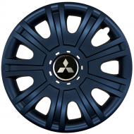 Ковпак для коліс SJS Mitsubishi 319 R15" 4 шт. чорний (110932)
