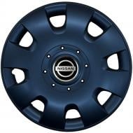 Ковпак для коліс SJS Nissan 304 R15" 4 шт. чорний (110894)