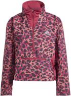 Джемпер Adidas FAST 1/2 ZIP W GN4408 р. 2XS розовый