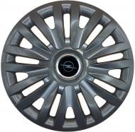 Ковпак для коліс SJS Opel NEW 313 R15" 4 шт. чорний (110034)