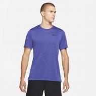 Футболка Nike M NK TOP SS HYPER DRY VENEER DC5218-455 р.XL сиреневый