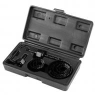 Коронка по дереву GRAPHITE с адаптерами 19-64 мм 12 шт. 56T748