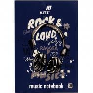 Тетрадь для нот Rock & Loud А4 20 лист. K26-404 KITE
