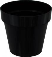 Горшок пластиковый Prosperplast Cube shine круглый 2,2 л черный гранит (77951-6)