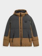 Пуховик мужской 4F DOWN JACKET M244 4FAW23TDJAM244-82S р.S коричневый