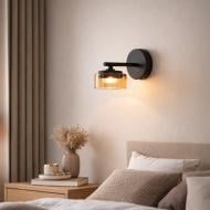 Бра LIGHT SET DUSHA MS241-B 12 Вт GX53 черный/янтарный