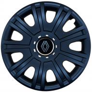 Ковпак для коліс SJS Renault NEW 319 R15" 4 шт. чорний (110954)