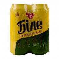 Набор пива Чернігівська Белое 4 шт. 0,5 л