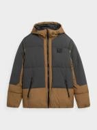 Пуховик чоловічий 4F DOWN JACKET M244 4FAW23TDJAM244-82S р.XL коричневий