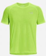 Футболка Under Armour 1361469.369/lime surge/reflective р.S зелений