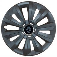 Колпак для колес SJS Renault NEW 346 R15" 4 шт. черный (110056)