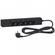 Удлинитель Schneider Electric 2xUSB с заземлением 5 гн. черный 3 м ST945U3B Удлинитель Schneider Electric 2xUSB с заземлением 5 гн. черный 3 м ST945U3B