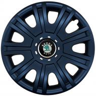 Колпак для колес SJS Skoda (зеленая) 319 R15" 4 шт. черный (110939)