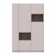 Шкаф для одежды Doros Дэйл 2ДСП с этажеркой 2200х1432х520 мм кашемир / кашемир Шкаф для одежды Doros Дэйл 2ДСП с этажеркой 2200х1432х520 мм кашемир / кашемир