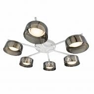 Люстра потолочная LIGHT SET DUSHA MS228 6x12 Вт GX53 белый/дымчатый
