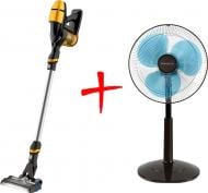 Пилосос акумуляторний Rowenta X-Pert Essential 260 - RH7324WO + Вентилятор Rowenta VU1950F2