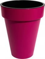 Горшок пластиковый Prosperplast Cube slim 2 в 1 круглый 12 л фуксия (72952-235)