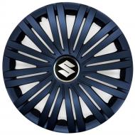 Ковпак для коліс SJS Suzuki 339 R15" 4 шт. чорний (110984)