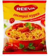Вермишель REEVA на остром домашнем бульоне с курицей 60 г