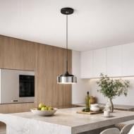 Люстра подвесная LIGHT SET DUSHA MS241 1x12 Вт GX53 черный/дымчатый