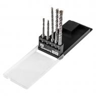 Набір свердел по бетону GRAPHITE SDS Plus з подвійною спіраллю 5 шт. 56T169