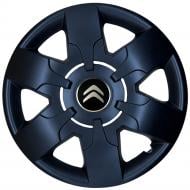 Ковпак для коліс SJS Citroen 413 R16" 4 шт. чорний (110767)