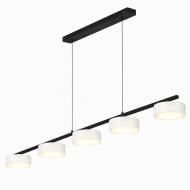 Люстра подвесная LIGHT SET DUSHA MS241-ZD5 5x12 Вт GX53 черный с молочным
