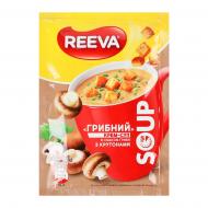Крем-суп REEVA Грибной со вкусом грибов с крутонами 15,5 г