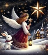 Набор для творчества GoToArt со стразами на подрамнике Рождественская история 23x30 см 177339