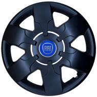 Ковпак для коліс SJS Fiat (синій) 413 R16" 4 шт. чорний (110772)
