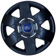 Колпак для колес SJS Ford 413 R16" 4 шт. черный (110773)