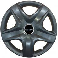 Колпак для колес SJS Geely 418 R16" 4 шт. черный (110063)
