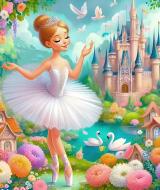 Набір для творчості GoToArt зі стразами на підрамнику Чарівна балерина 23x30 см 177334