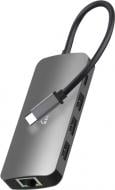 Док-станція Media-Tech Hub Pro 8-in-1 USB 3.1 Type-C black (MT5044)
