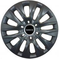 Колпак для колес SJS Iveco 429 R16" 4 шт. черный (110072)