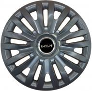 Ковпак для коліс SJS Kia NEW 412 R16" 4 шт. чорний (110061)